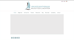 Desktop Screenshot of adelantejachtverhuur.com
